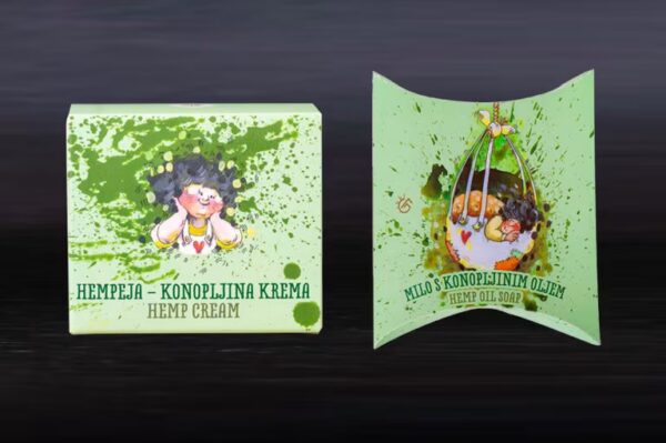 Hempeja komplet (milo + krema)